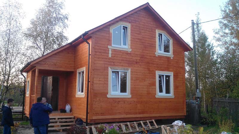 Каркасный дом 6х8