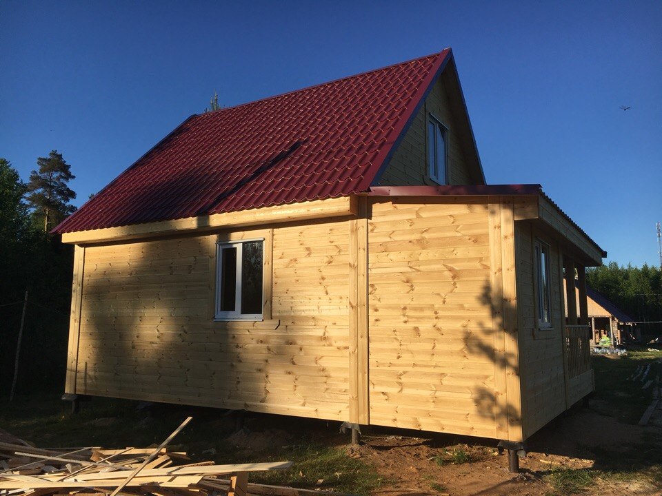 Каркасный дом 6х8